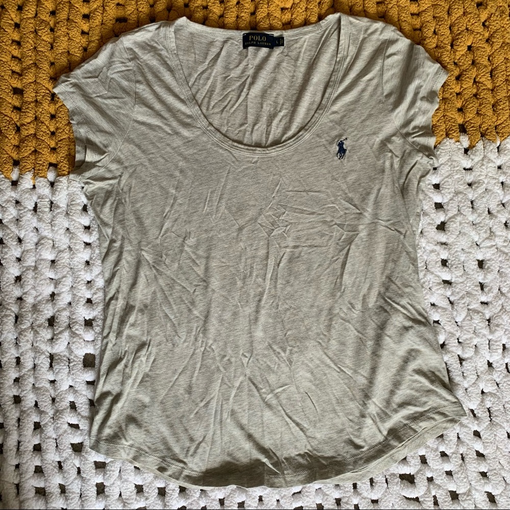 Ralph Lauren Scoop Neck Tee